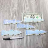 5 Opalite Ornamental Tomahawk Heads #9840  Ax Axe Hatchet