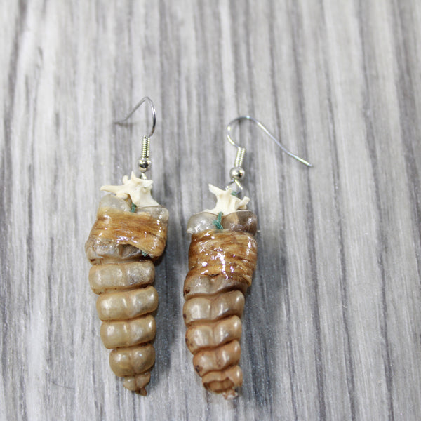 Rattlesnake Rattle Earrings  #4740  Mountain Man Earrings