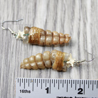 Rattlesnake Rattle Earrings  #4740  Mountain Man Earrings