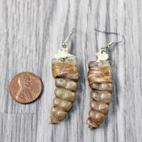 Rattlesnake Rattle Earrings  #4740  Mountain Man Earrings