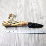 Cholla Cactus Wood Handle Obsidian Blade Ornamental Knife #864-1 Mountain Man Knife