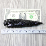 1 Obsidian Ornamental Spearhead  #424-1 Arrowhead