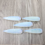 5 Opalite Ornamental Spearheads  #124-1 Arrowhead