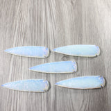 5 Opalite Ornamental Spearheads  #444-1 Arrowhead