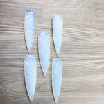 5 Opalite Ornamental Spearheads  #364-1 Arrowhead