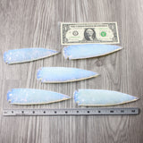 5 Opalite Ornamental Spearheads  #874-1 Arrowhead