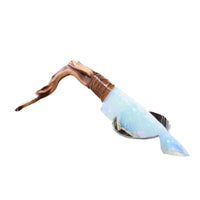 Ghost Wood Handle Opalite Blade Ornamental Knife #324-2 Mountain Man Knife