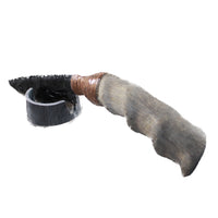 Impala Horn Handle Obsidian Blade Ornamental Knife #434-2 Mountain Man Knife