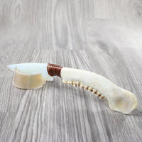 Deer Jaw Handle Opalite Blade Ornamental Knife #834-2 Mountain Man Knife