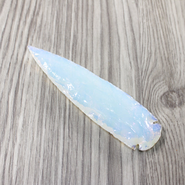 1 Opalite Ornamental Spearhead  #474-2  Arrowhead