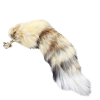 1 Red Fox Tail Key Ring #174-2  Taxidermy Keychain Tassel Bag Tag