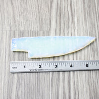 1 Opalite Ornamental Knife Blade  #444-2 Mountain Man Knife