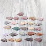 25 Large Stone Ornamental Arrowheads  #6851  Arrowhead