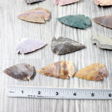 25 Large Stone Ornamental Arrowheads  #6851  Arrowhead