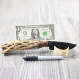 Cholla Cactus Wood Handle Obsidian Blade Ornamental Knife #3851 Mountain Man Knife