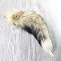 1 Red Fox Tail Key Ring #1451 Taxidermy Keychain Tassel Bag Tag