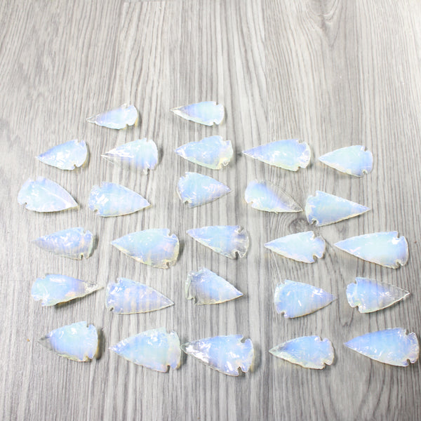 25 Large Opalite Ornamental Arrowheads  #0551 Arrowhead