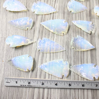 25 Large Opalite Ornamental Arrowheads  #0551 Arrowhead