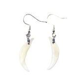 Red Fox Teeth Earrings  #4651  Mountain Man Earrings