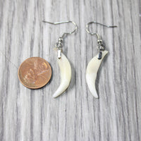 Red Fox Teeth Earrings  #4651  Mountain Man Earrings