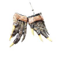 Alligator Feet Earrings  #64651  Mountain Man Earrings