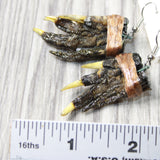 Alligator Feet Earrings  #64651  Mountain Man Earrings