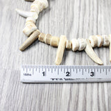 Antler Bead Necklace  #4151 Mountain Man Necklace