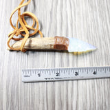 6 Opalite  Blade Knife Necklaces  #6751 Mountain Man Necklace