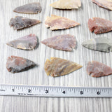 25 Large Stone Ornamental Arrowheads  #6751  Arrowhead