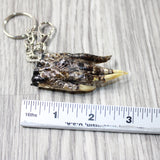 Small Alligator Foot Key Ring   #4051  Mountain Man Key Chain