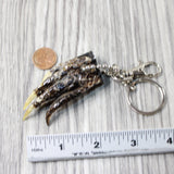 Small Alligator Foot Key Ring   #4051  Mountain Man Key Chain