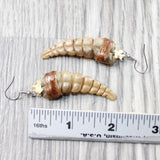 Rattlesnake Rattle Earrings  #4152  Mountain Man Earrings