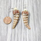 Rattlesnake Rattle Earrings  #4152  Mountain Man Earrings