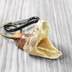 Fangless Rattlesnake Head Key Ring   #4152  Mountain Man Key Chain