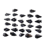 25 Small Obsidian Ornamental Arrowheads  #1852  Spearhead