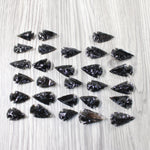 25 Small Obsidian Ornamental Arrowheads  #1852  Spearhead