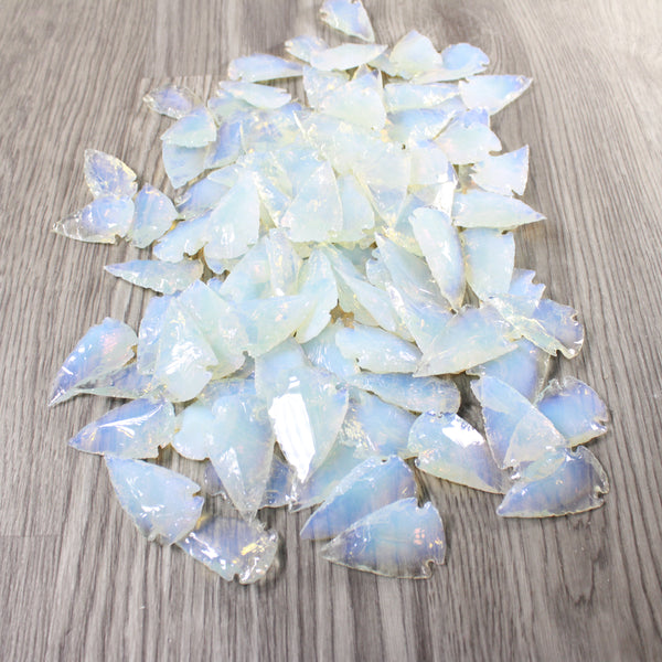 100 Large Opalite Ornamental Arrowheads  #armor Arrowhead