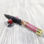 Shotgun Shell Handle Obsidian Blade Ornamental Knife #9252 Mountain Man Knife