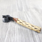 Cholla Cactus Wood Handle Obsidian Blade Ornamental Knife #8252 Mountain Man Knife