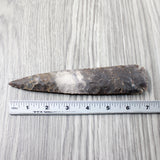 1 Stone Ornamental Spearhead  #7252 Arrowhead