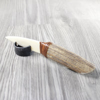 Elk Antler Handle Bone Blade Ornamental Knife #2252 Mountain Man Knife