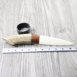 Elk Antler Handle Bone Blade Ornamental Knife #2252 Mountain Man Knife