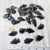 25 Small Obsidian Ornamental Arrowheads  #3252  Spearhead