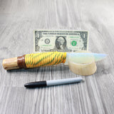 Poplar Limb Paracord Handle Opalite Blade Ornamental Knife #2352 Mountain Man Knife