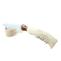 Deer Jaw Handle Opalite Blade Ornamental Knife #1052 Mountain Man Knife