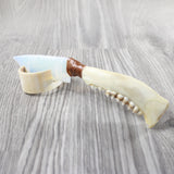 Deer Jaw Handle Opalite Blade Ornamental Knife #1052 Mountain Man Knife