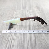 Turkey Foot Handle Opalite Blade Ornamental Knife #1152 Mountain Man Knife