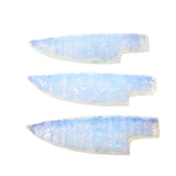 3 Small Opalite Ornamental Knife Blades  #1253 Mountain Man Knife