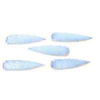 5 Opalite Ornamental Spearheads  #3353 Arrowhead