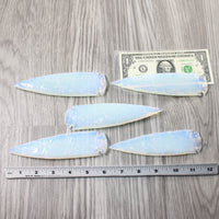 5 Opalite Ornamental Spearheads  #3353 Arrowhead